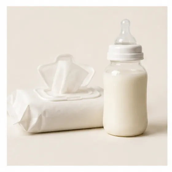 Three-piece baby bath and care set